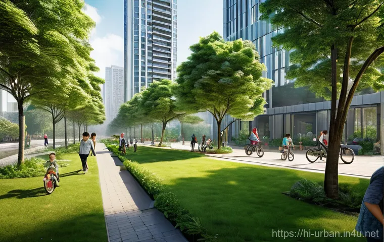 도시계획과 법률적 쟁점 - **Urban Planning & Zoned Harmony:** An intricate aerial view of a vibrant, meticulously planned mode...