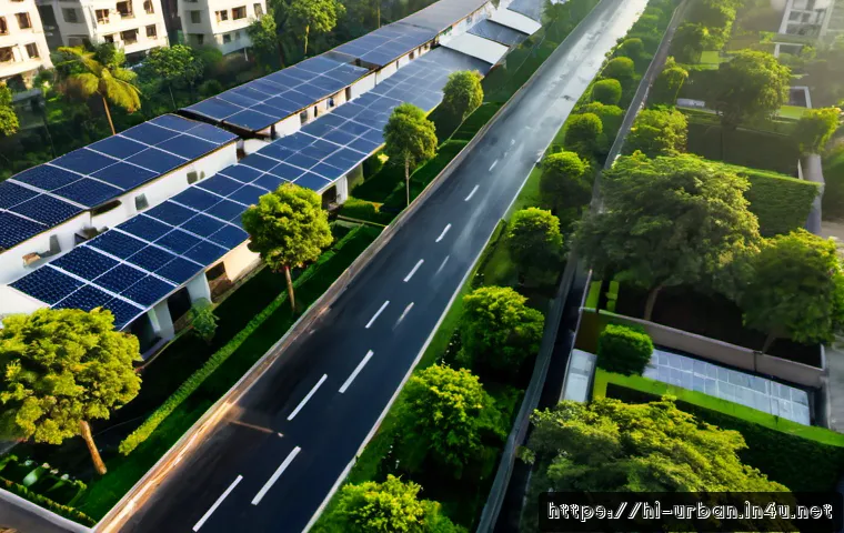 도시환경계획 - Photorealistic aerial view of a thoughtfully planned Indian urban neighborhood, tree-lined streets, ...